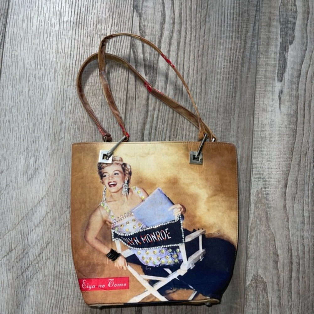 Vintage Marilyn Monroe Eiga no Tomo shoulder bag purse rhinestone